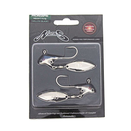 NORIES PRORIGSPIN Willow Blade 10gr 2-pack!