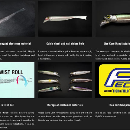 JACKALL Driftfry 4" Elastomer